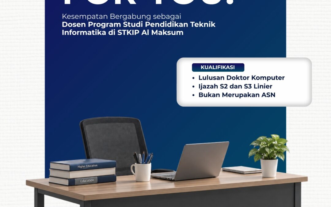 Lowongan Dosen Pendidikan Teknik Informatika